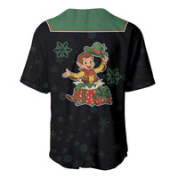 Western Yoke Baseball Jersey Elves Cowboy Style - Wonder Print Shop