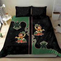 Western Yoke Bedding Set Elves Cowboy Style - Wonder Print Shop