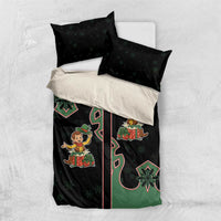 Western Yoke Bedding Set Elves Cowboy Style - Wonder Print Shop