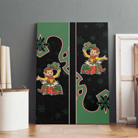 Western Yoke Canvas Wall Art Elves Cowboy Style - Wonder Print Shop