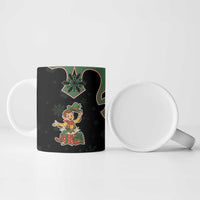 Western Yoke Ceramic Mug Elves Cowboy Style - Wonder Print Shop