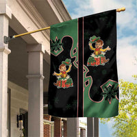 Western Yoke Garden Flag Elves Cowboy Style - Wonder Print Shop