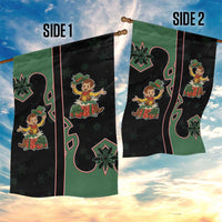 Western Yoke Garden Flag Elves Cowboy Style - Wonder Print Shop