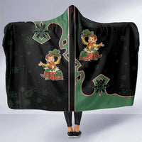 Western Yoke Hooded Blanket Elves Cowboy Style - Wonder Print Shop