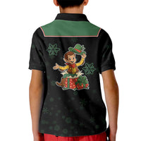 Western Yoke Kid Polo Shirt Elves Cowboy Style - Wonder Print Shop