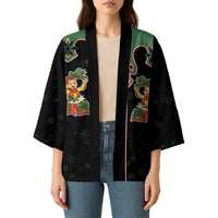 Western Yoke Kimono Elves Cowboy Style - Wonder Print Shop