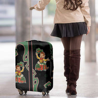 Western Yoke Luggage Cover Elves Cowboy Style - Wonder Print Shop