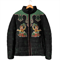 Western Yoke Padded Jacket Elves Cowboy Style - Wonder Print Shop
