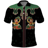 Western Yoke Polo Shirt Elves Cowboy Style - Wonder Print Shop
