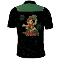 Western Yoke Polo Shirt Elves Cowboy Style - Wonder Print Shop