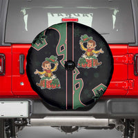 Western Yoke Spare Tire Cover Elves Cowboy Style - Wonder Print Shop