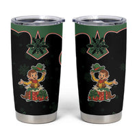 Western Yoke Tumbler Cup Elves Cowboy Style - Wonder Print Shop
