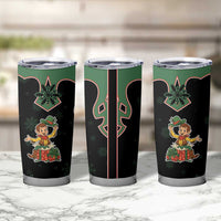 Western Yoke Tumbler Cup Elves Cowboy Style - Wonder Print Shop