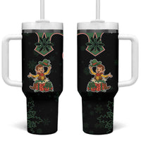 Western Yoke Tumbler With Handle Elves Cowboy Style - Wonder Print Shop