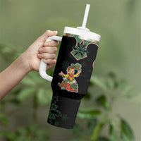 Western Yoke Tumbler With Handle Elves Cowboy Style - Wonder Print Shop