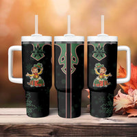 Western Yoke Tumbler With Handle Elves Cowboy Style - Wonder Print Shop