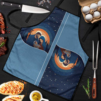 Western Yoke Apron Holy Family Christmas Cowboy Style - Wonder Print Shop