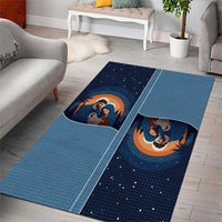 Western Yoke Area Rug Holy Family Christmas Cowboy Style - Wonder Print Shop