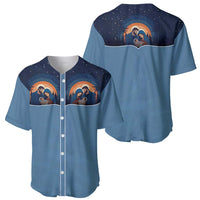 Western Yoke Baseball Jersey Holy Family Christmas Cowboy Style - Wonder Print Shop
