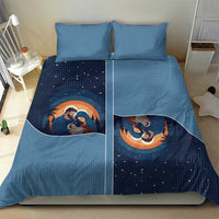 Western Yoke Bedding Set Holy Family Christmas Cowboy Style - Wonder Print Shop