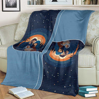 Western Yoke Blanket Holy Family Christmas Cowboy Style - Wonder Print Shop
