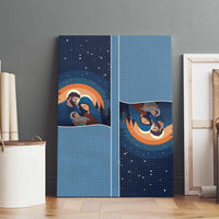 Western Yoke Canvas Wall Art Holy Family Christmas Cowboy Style - Wonder Print Shop