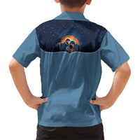 Western Yoke Kid Hawaiian Shirt Holy Family Christmas Cowboy Style - Wonder Print Shop