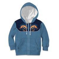 Western Yoke Kid Hoodie Holy Family Christmas Cowboy Style - Wonder Print Shop