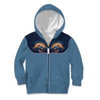 Western Yoke Kid Hoodie Holy Family Christmas Cowboy Style - Wonder Print Shop