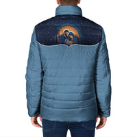 Western Yoke Padded Jacket Holy Family Christmas Cowboy Style - Wonder Print Shop