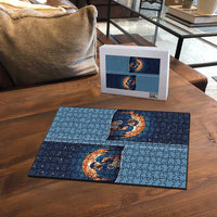 Western Yoke Puzzle Holy Family Christmas Cowboy Style - Wonder Print Shop