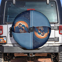 Western Yoke Spare Tire Cover Holy Family Christmas Cowboy Style - Wonder Print Shop