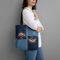 Western Yoke Tote Bag Holy Family Christmas Cowboy Style - Wonder Print Shop
