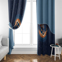 Western Yoke Window Curtain Holy Family Christmas Cowboy Style - Wonder Print Shop