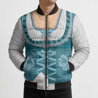 Oktoberfest Bomber Puffer Jacket Dirndl Retro Style - Wonder Print Shop