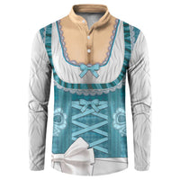 Oktoberfest Button Sweatshirt Dirndl Retro Style - Wonder Print Shop