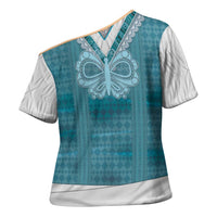 Oktoberfest Cross Shoulder Shirt Dirndl Retro Style - Wonder Print Shop