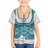 Oktoberfest Family Matching Long Sleeve Bodycon Dress and Hawaiian Shirt Dirndl Retro Style - Wonder Print Shop