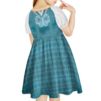 Oktoberfest Kid Short Sleeve Dress Dirndl Retro Style - Wonder Print Shop