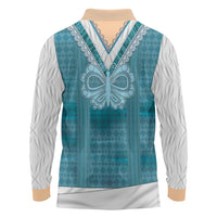 Oktoberfest Long Sleeve Polo Shirt Dirndl Retro Style - Wonder Print Shop