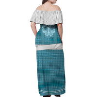 Oktoberfest Off Shoulder Maxi Dress Dirndl Retro Style - Wonder Print Shop