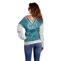 Oktoberfest Off Shoulder Sweater Dirndl Retro Style - Wonder Print Shop