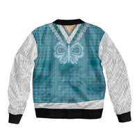 Oktoberfest Sleeve Zip Bomber Jacket Dirndl Retro Style - Wonder Print Shop