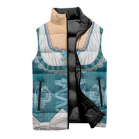 Oktoberfest Sleeveless Puffer Jacket Dirndl Retro Style - Wonder Print Shop