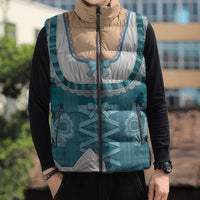 Oktoberfest Sleeveless Puffer Jacket Dirndl Retro Style - Wonder Print Shop