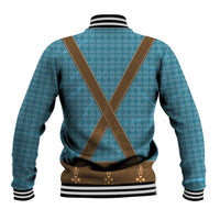 Oktoberfest Baseball Jacket Lederhosen Retro Style - Wonder Print Shop