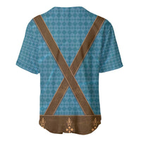 Oktoberfest Baseball Jersey Lederhosen Retro Style - Wonder Print Shop