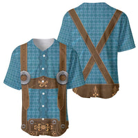 Oktoberfest Baseball Jersey Lederhosen Retro Style - Wonder Print Shop