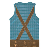 Oktoberfest Basketball Jersey Lederhosen Retro Style - Wonder Print Shop