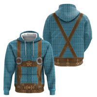 Oktoberfest Hoodie Lederhosen Retro Style - Wonder Print Shop